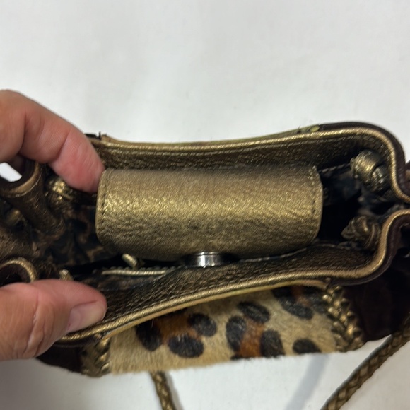 Women's Beverly Feldman Cross Body Mini Purse Animal Print - Picture 11 of 16
